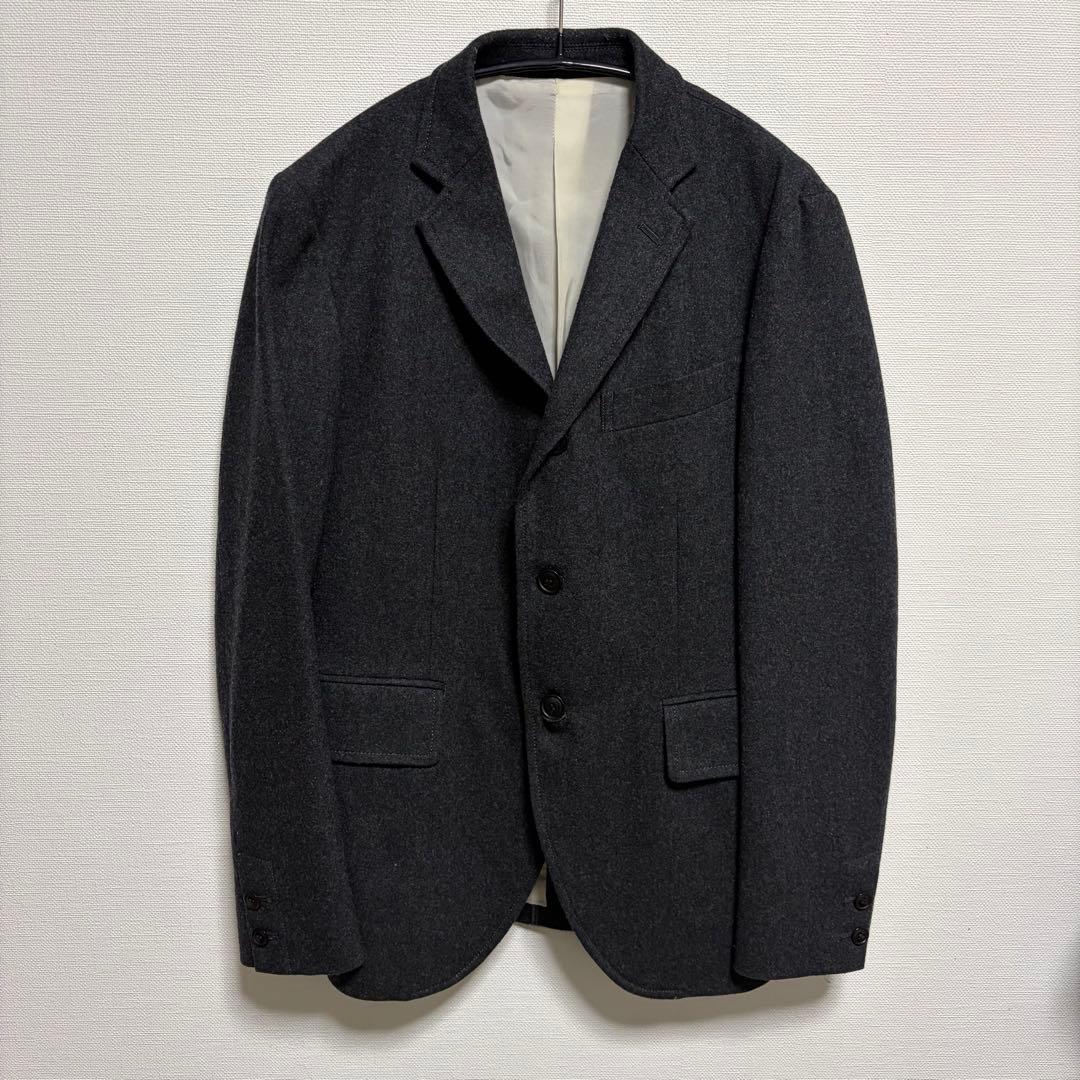 [美品]MARKA WOOL ウールジャケット ダークグレー 3B テーラード