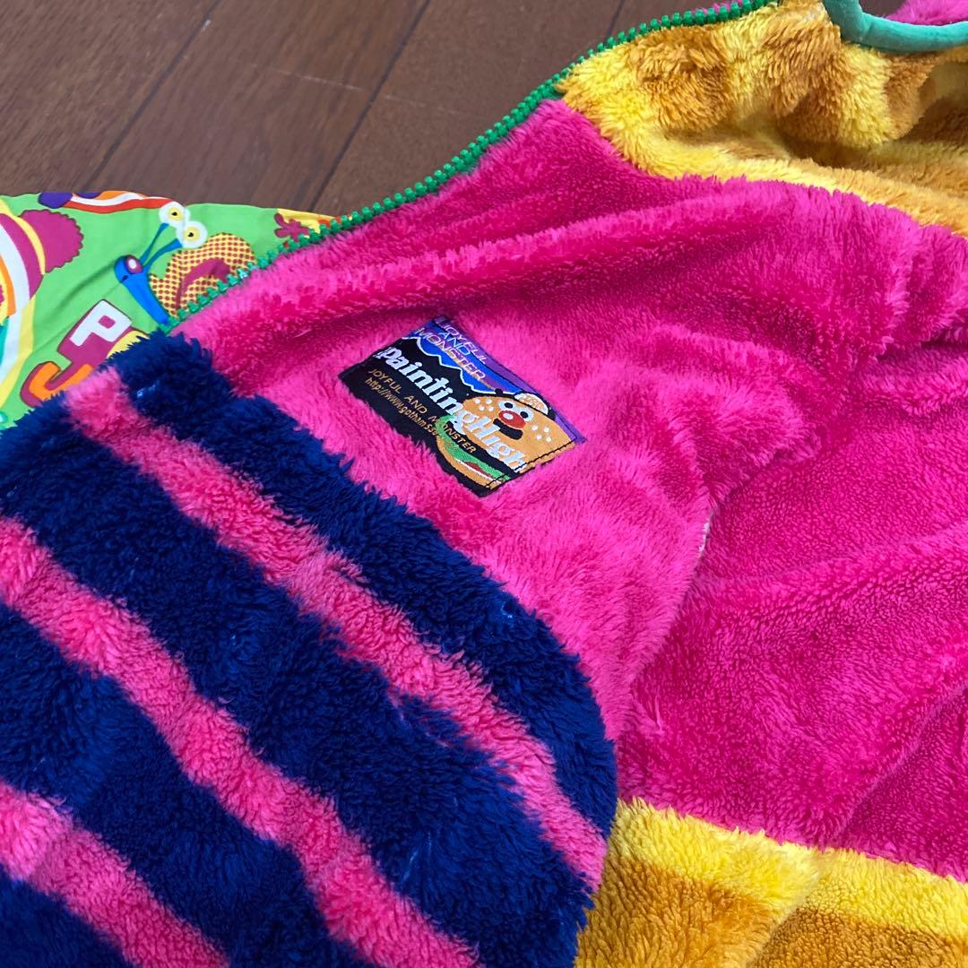 カラフルキャラクター フリースジャケット 160㎝　M リバーシブル