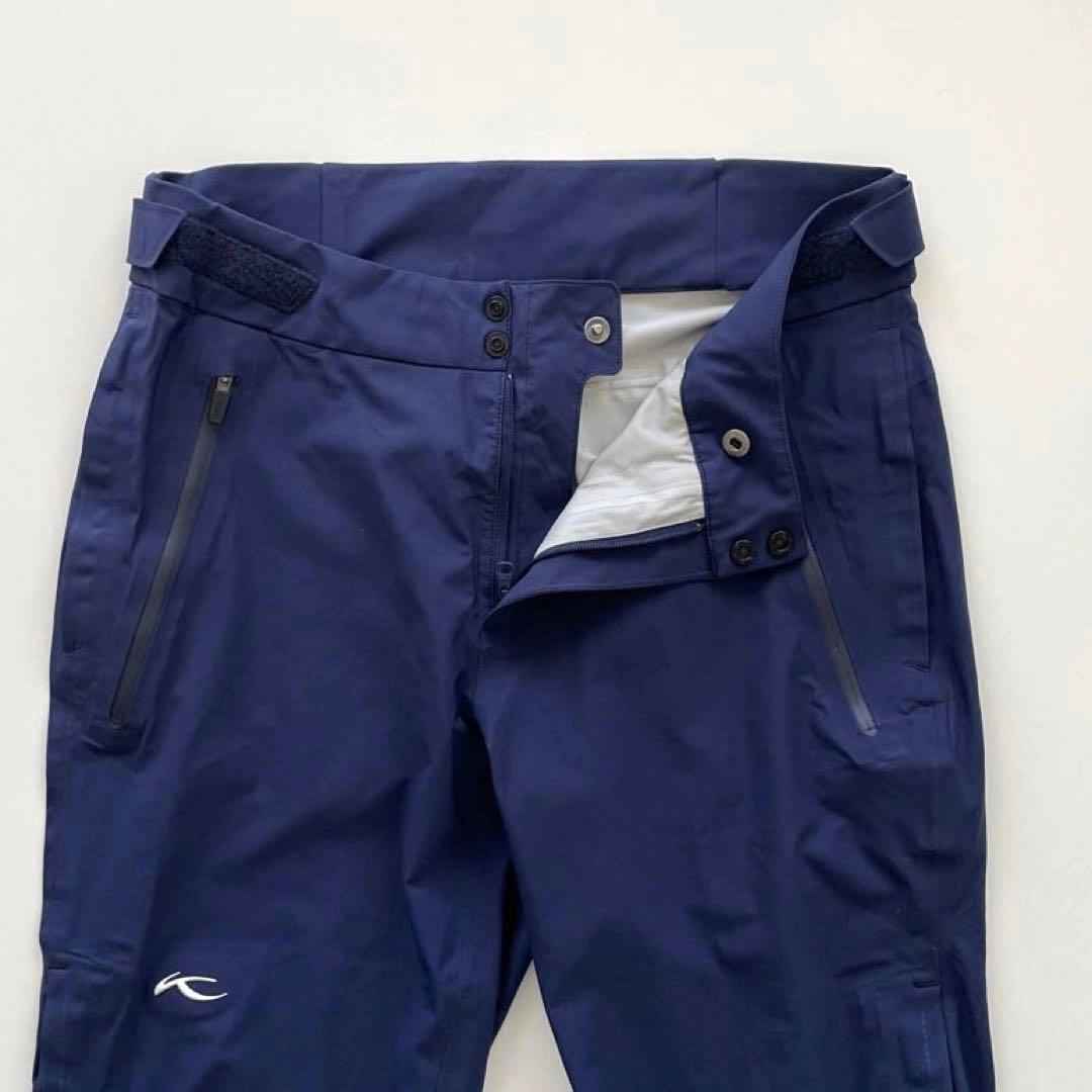 KJUSチュースレディース ゴルフ レインウェア セット　セットアップ　ネイビー