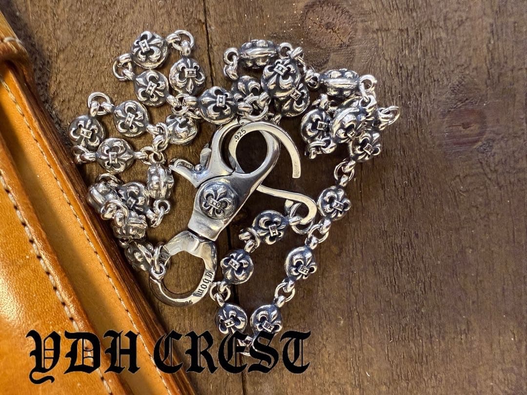 ★XXXCHAN　ウォレットチェーン　バイカー必須ウォレットシルバチ　刻印有り