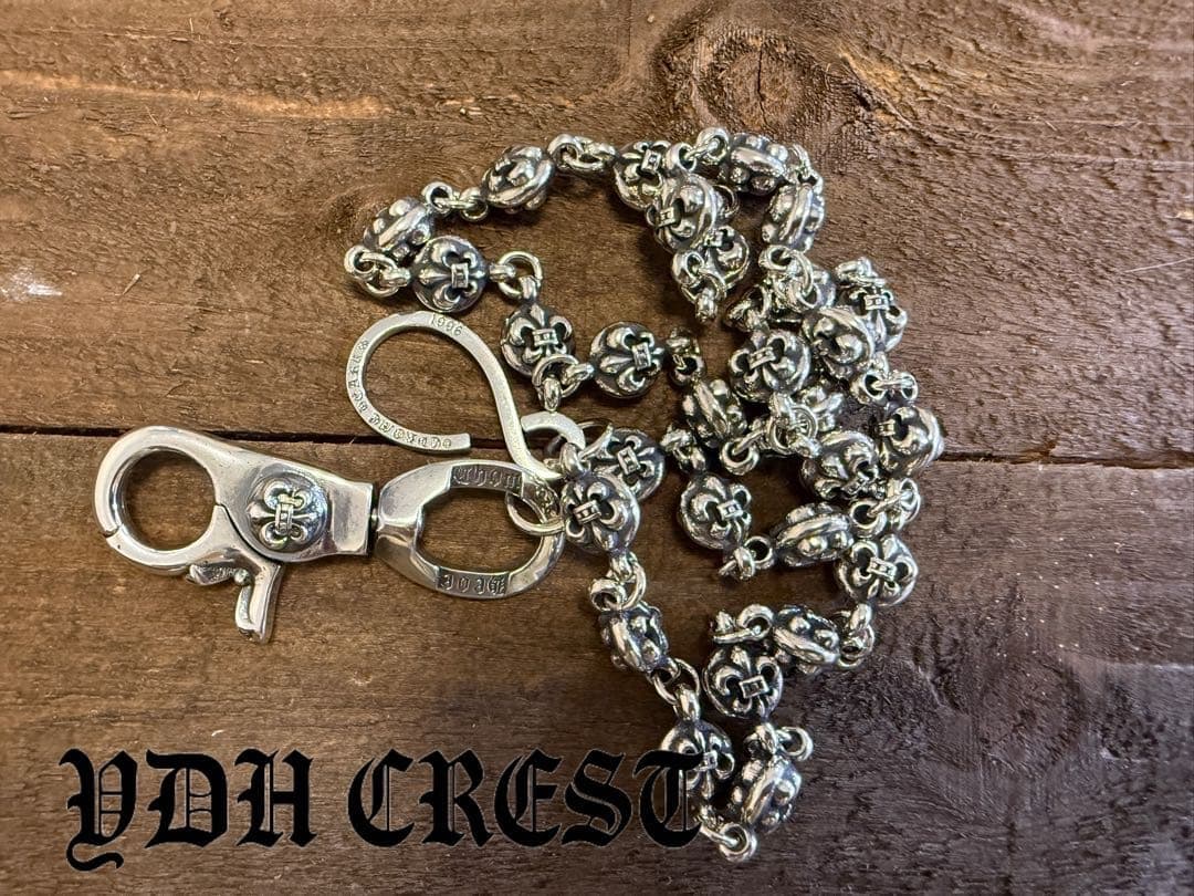 ★XXXCHAN　ウォレットチェーン　バイカー必須ウォレットシルバチ　刻印有り