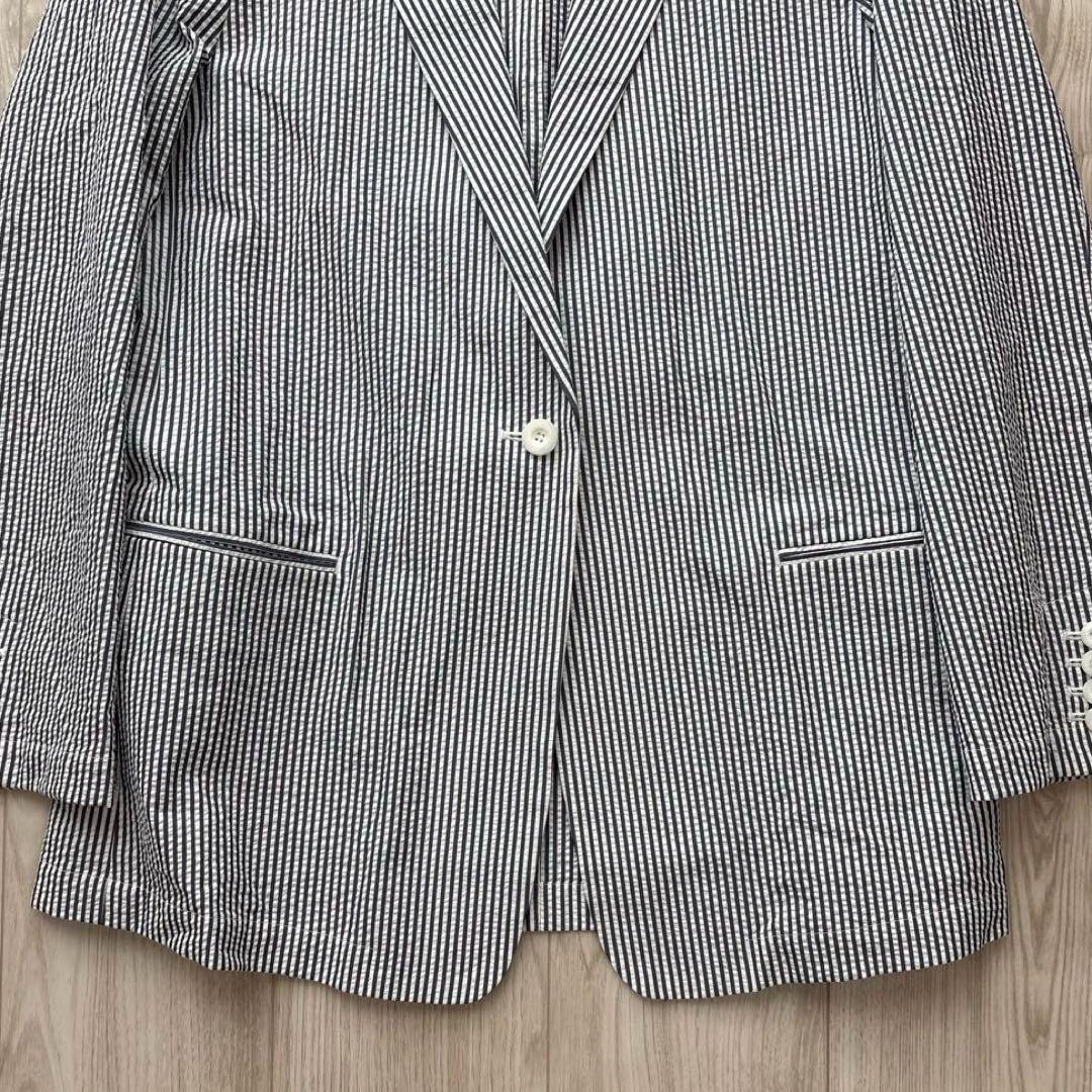 【極美品】Col Pierrot 現行 シアサッカージャケット 36 シルク混