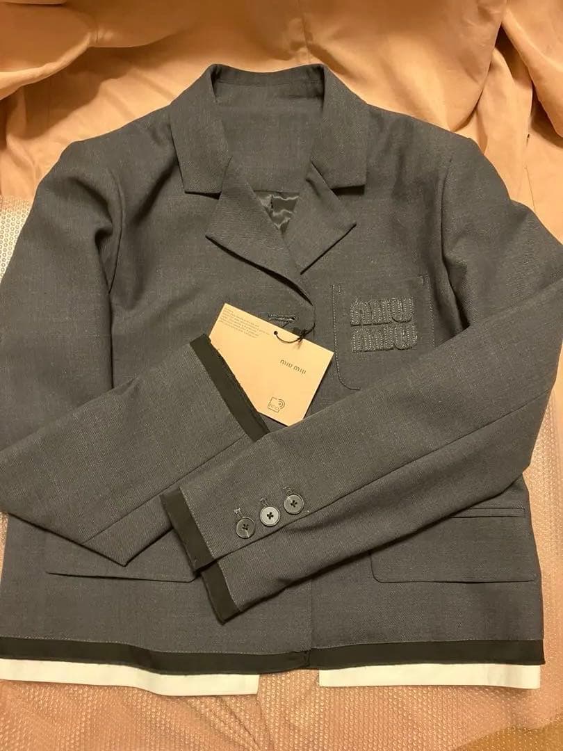 ねこsama♡ブラック　ショートブレザー＆ニット&バッグ