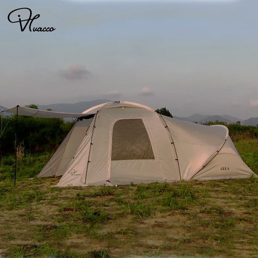 新品 韓国ブランドVIVACCO 2 ROOM テント サンシェード付き