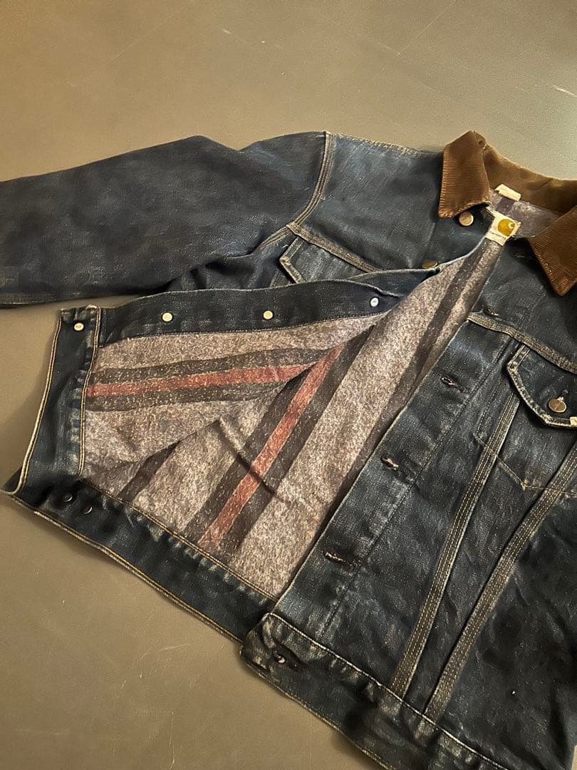 シュウ【希少】Carhartt USA製デニムジャケット 42