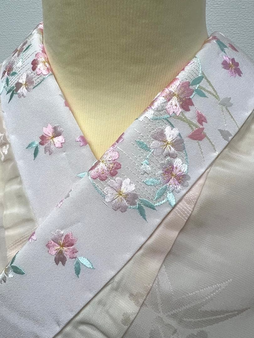 振り袖　フルセット　長襦袢付　金彩加工　疋田柄　結婚式　ふくれ織　成人式　740