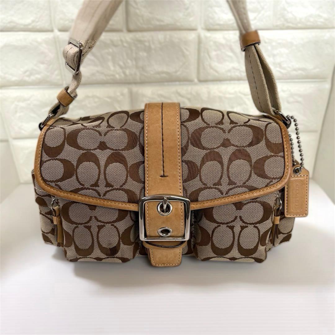 COACH コーチ ソーホー シグネチャー ショルダーバッグ