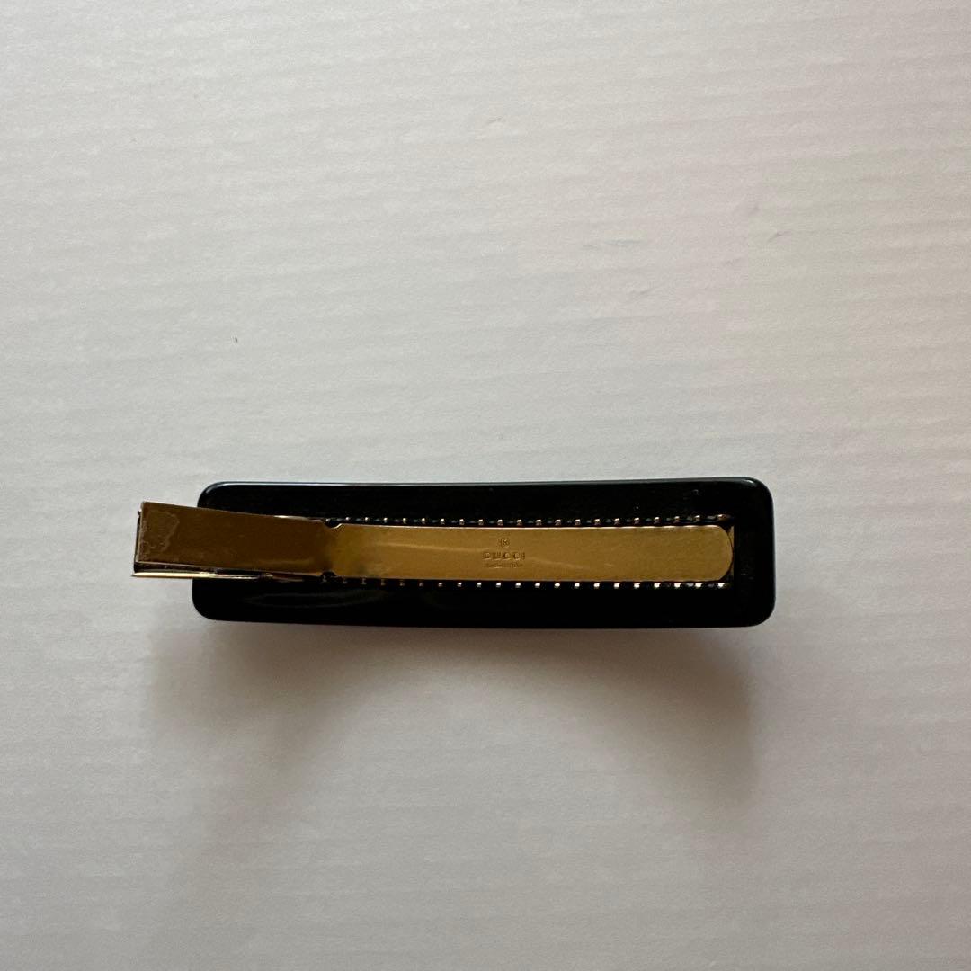 グッチ　GUCCI クリスタルヘアピンブラック