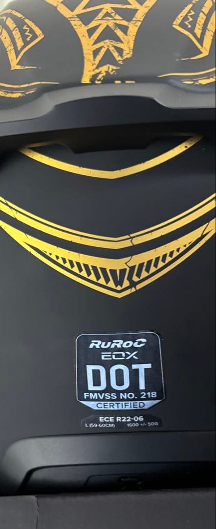 RUROC ルーロック　スカルデザインLサイズ インカム付き