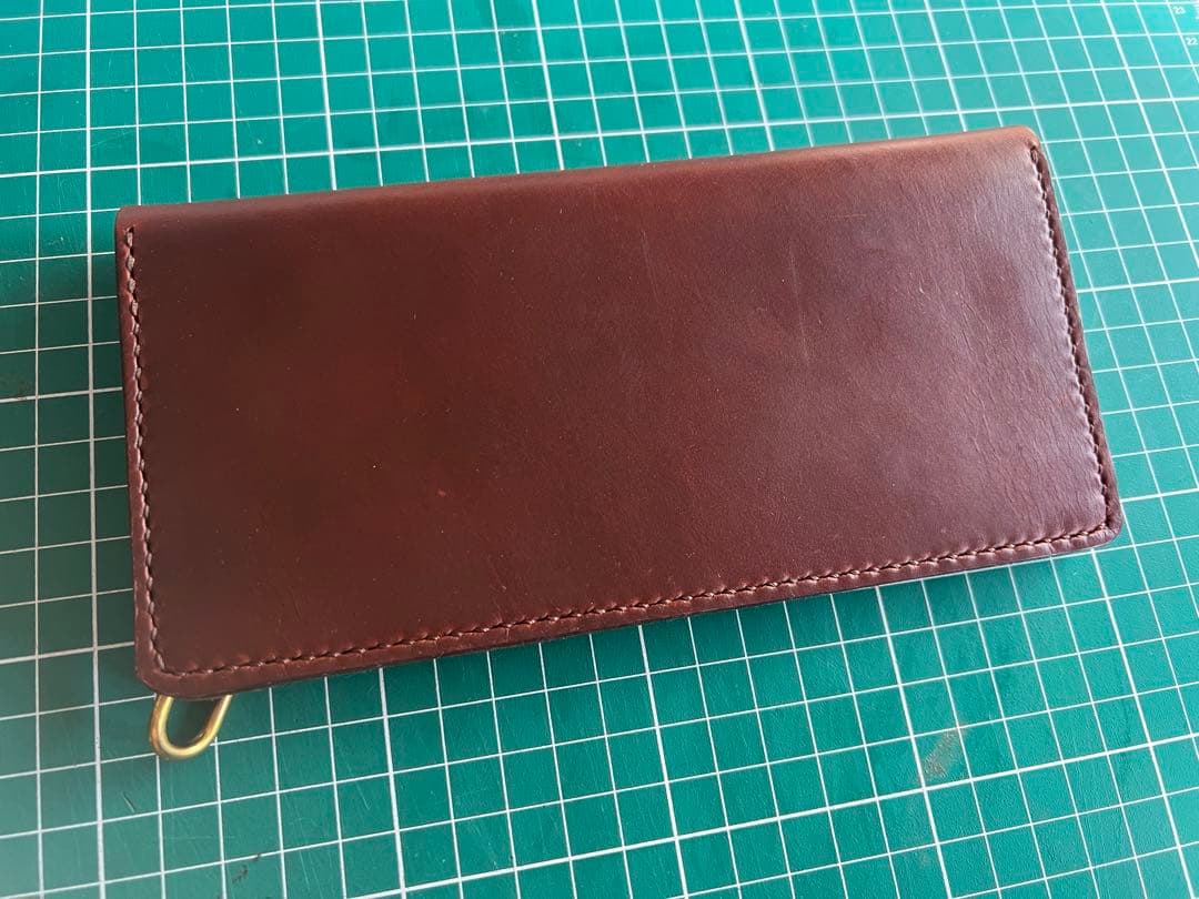 クロムエクセル　トラッカーウォレット　革　ハンドメイド