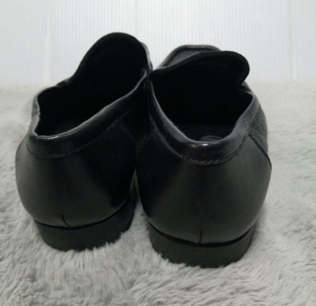 BALLY ブラックレザー ローファー