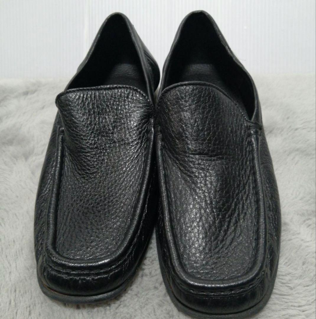 BALLY ブラックレザー ローファー