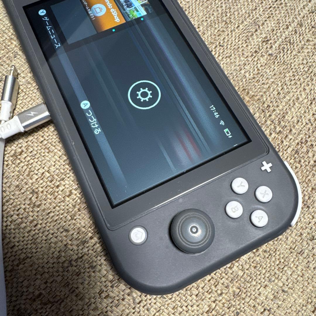 ジャンク品 ニンテンドースイッチライト グレー