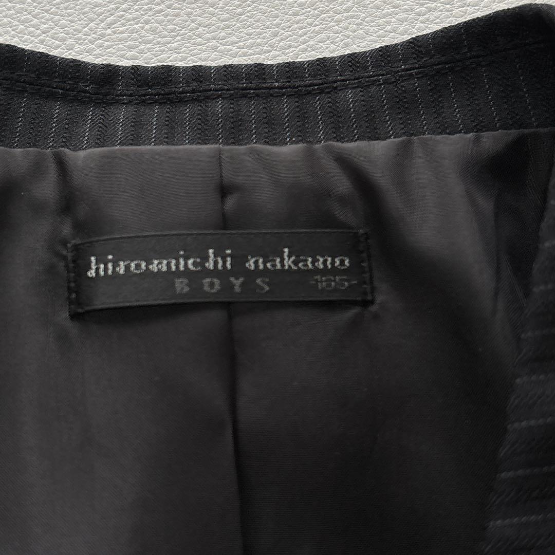 【極美品】ヒロミチ ナカノ 男の子 黒 セットアップ 卒服5点セット 165㎝