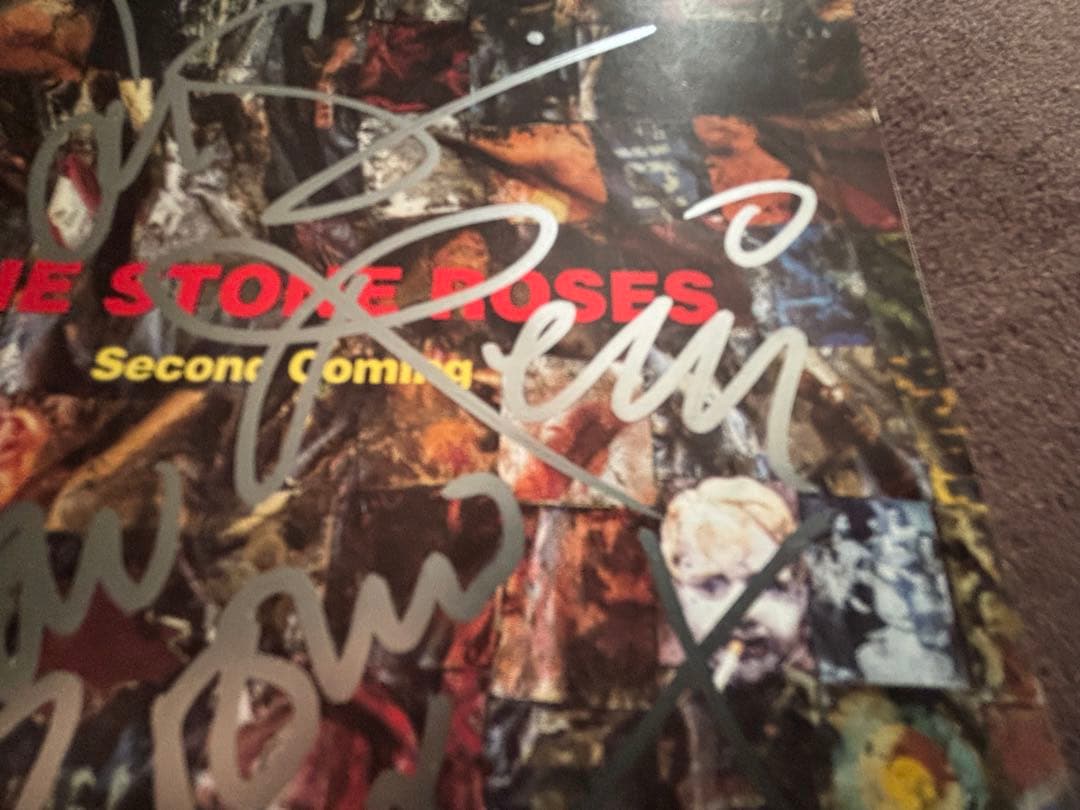 レアThe Stone Roses サインCD ストーンローゼズ　イアンブラウン