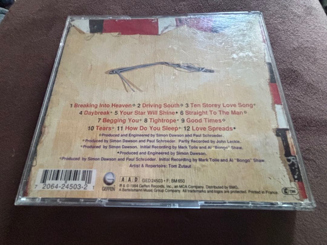 レアThe Stone Roses サインCD ストーンローゼズ　イアンブラウン