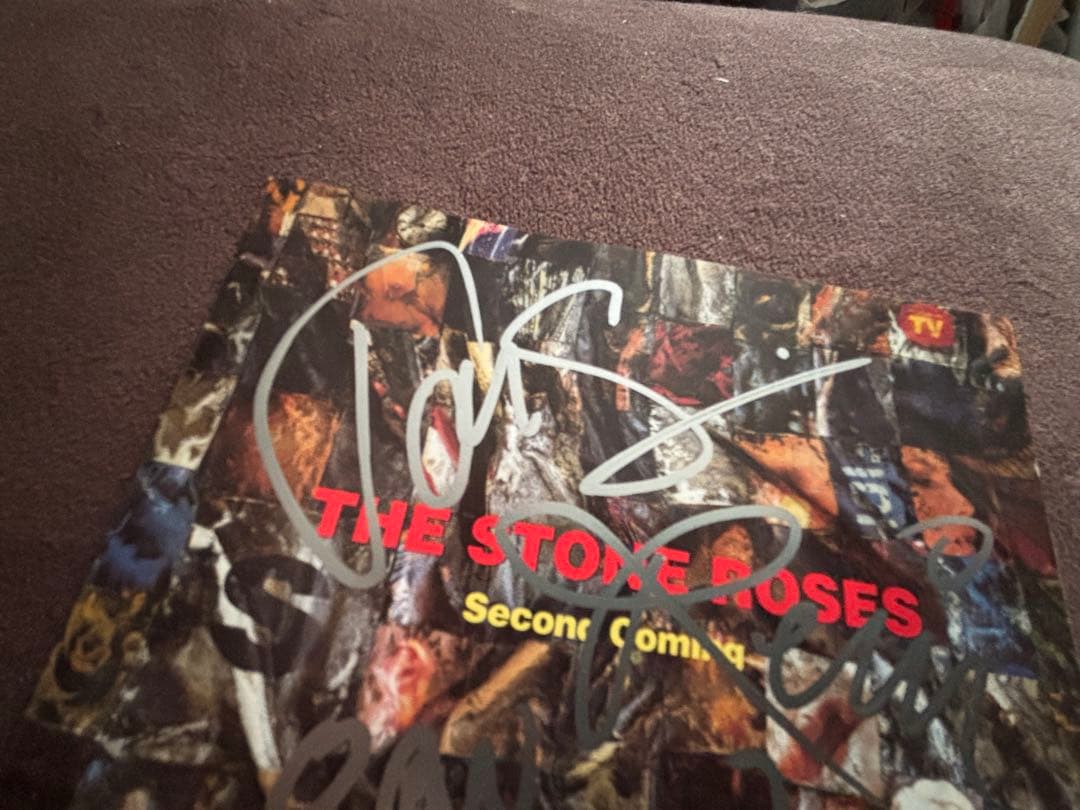 レアThe Stone Roses サインCD ストーンローゼズ　イアンブラウン