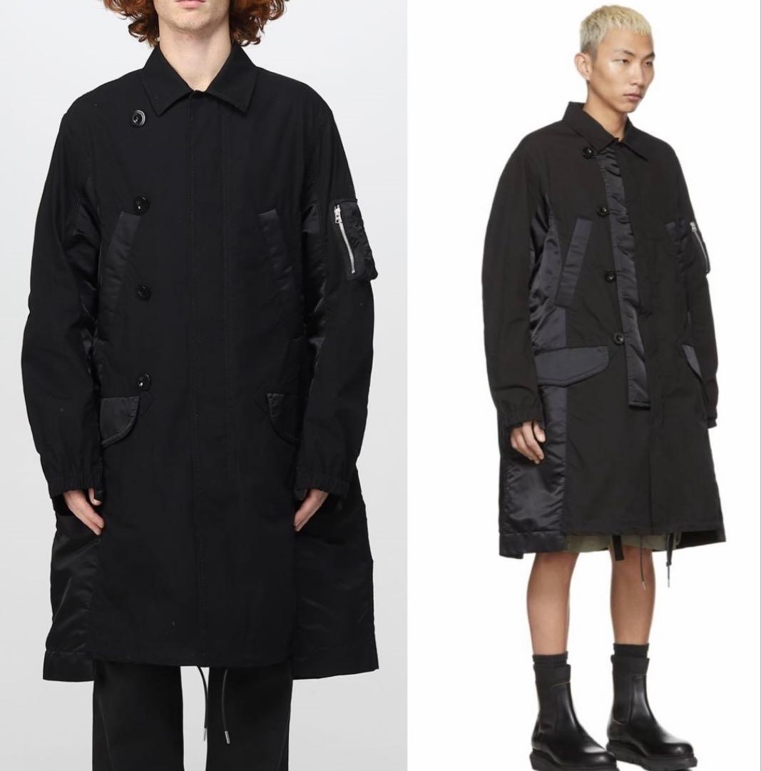や*ん様 Sacai ハイブリッドミリタリーコート SCM-052 size3