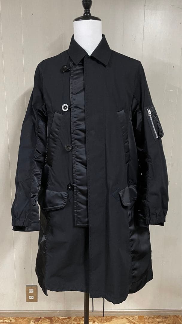 や*ん様 Sacai ハイブリッドミリタリーコート SCM-052 size3