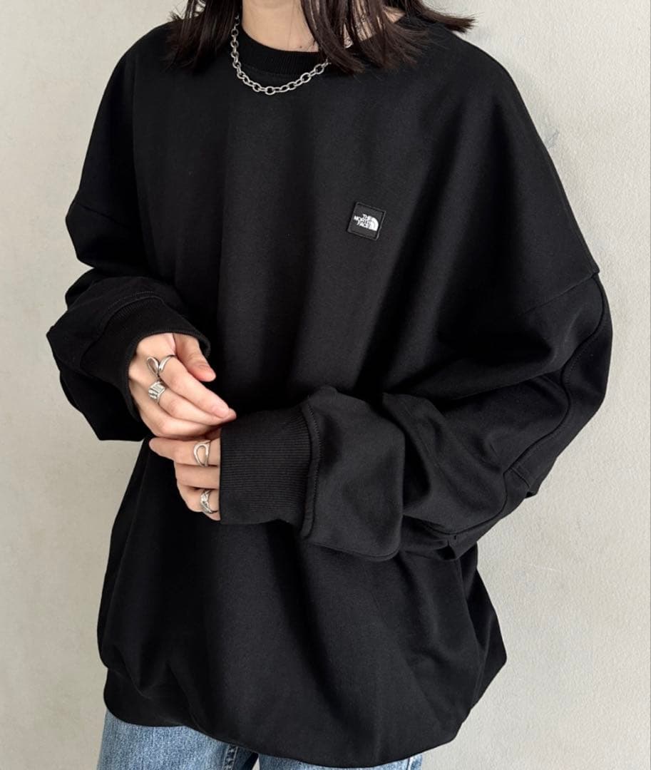 国内未発売 THE NORTH FACE ワンポイントロゴスウェット