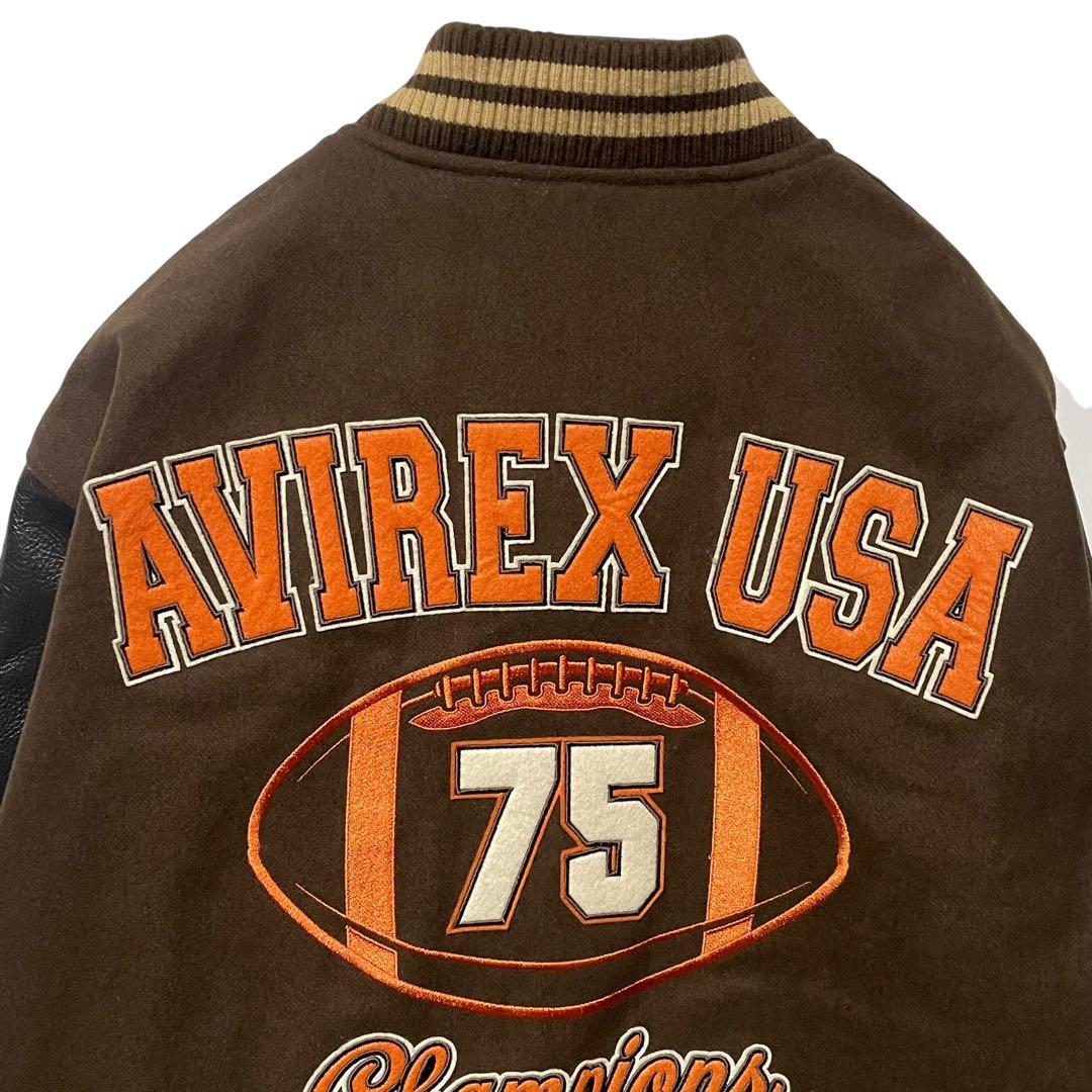 【美品】アヴィレックス スクーカム AVIREX SKOOKUM スタジャン