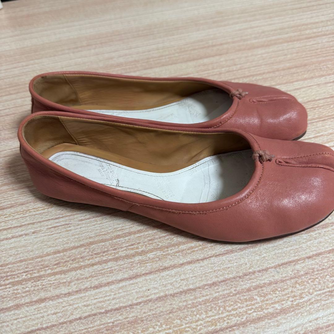 美品 Margiela Tabi マルジェラ タビバレエ ピンク37