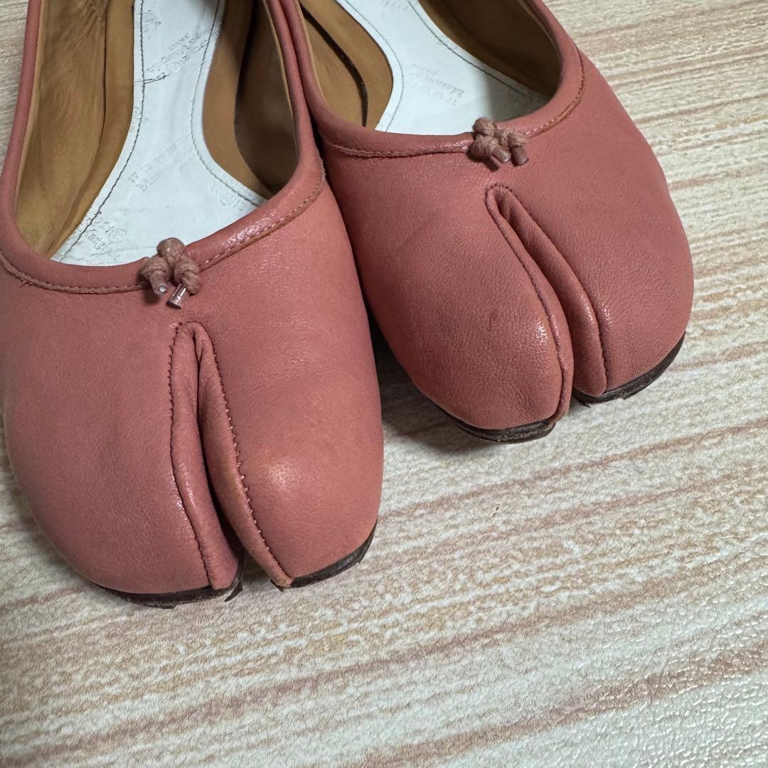 美品 Margiela Tabi マルジェラ タビバレエ ピンク37