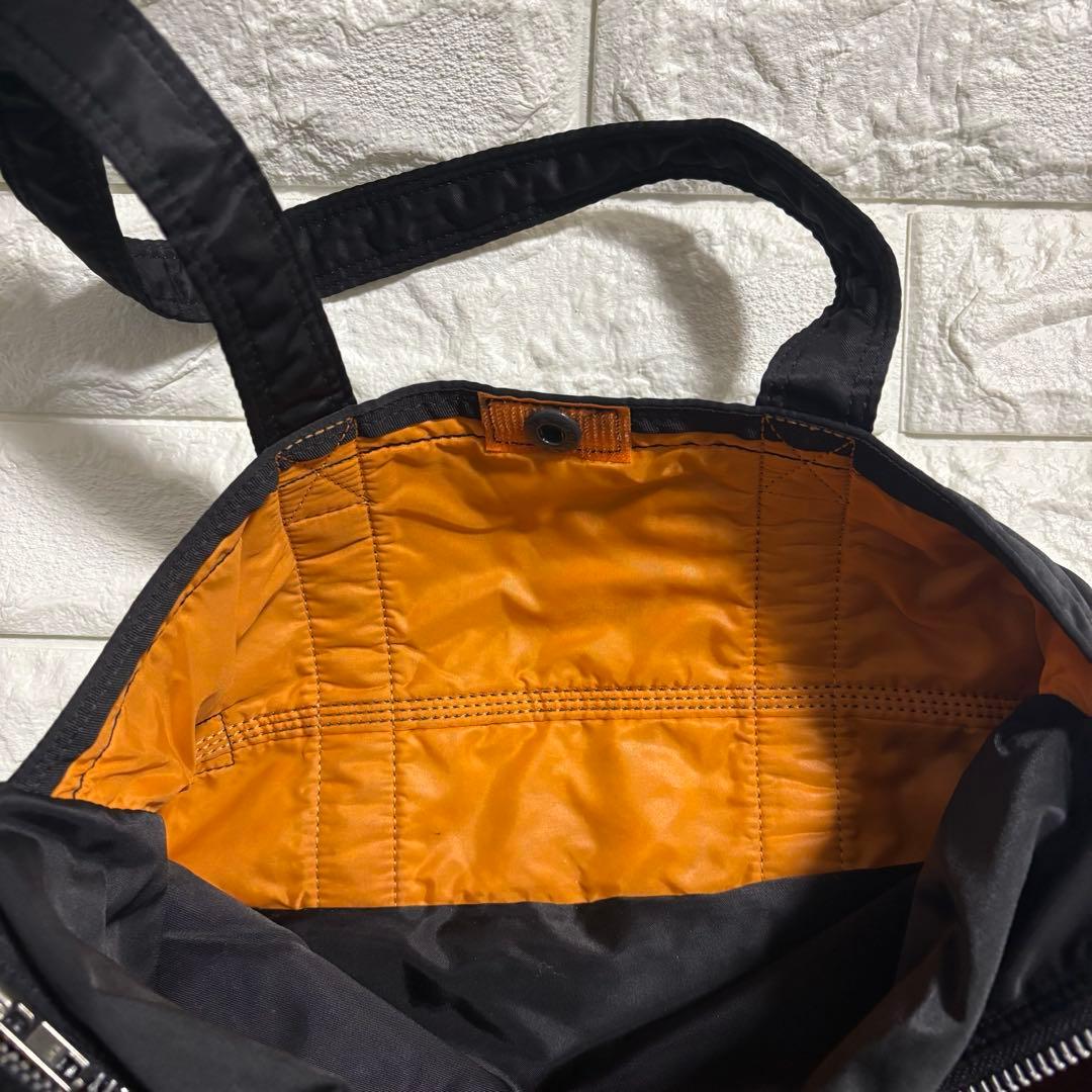 PORTER ブラック ナイロントートバッグ