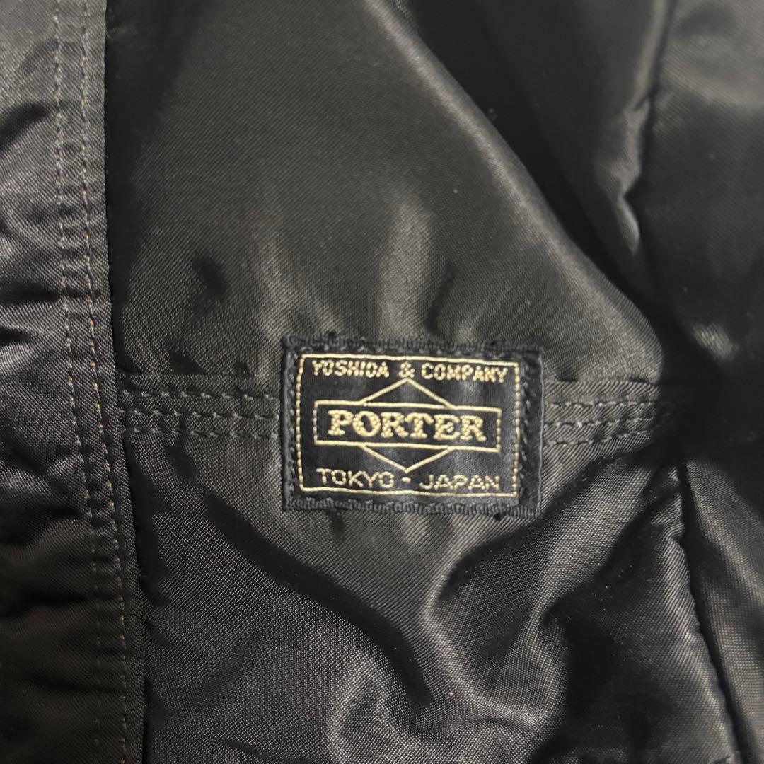 PORTER ブラック ナイロントートバッグ