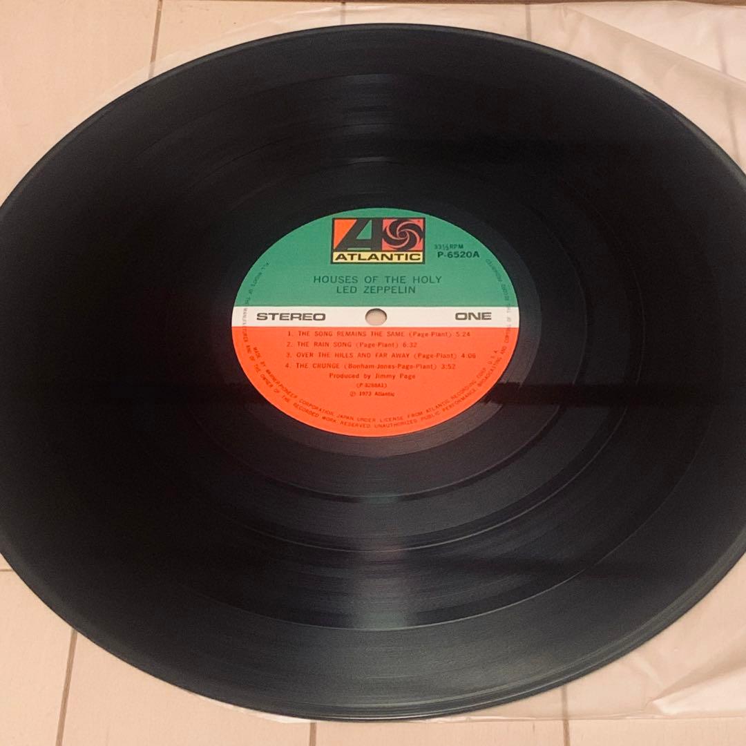 美品日本盤帯付きレコード レッド•ツェッペリン『聖なる館』