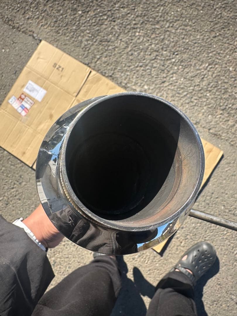 ダイハツMAX l952s JB-DET 2wd用 RS-R製砲弾リアマフラー