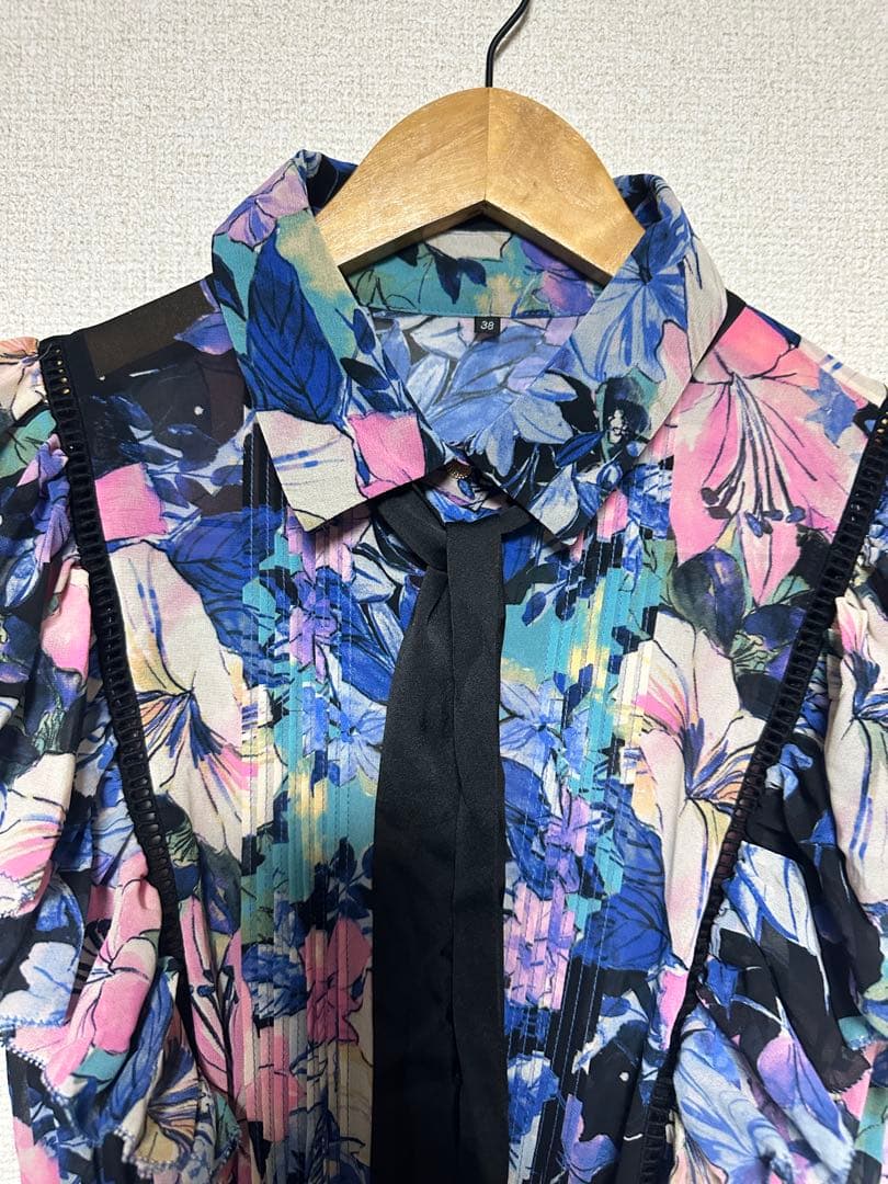 Sov./ シフォンティアードロングワンピース