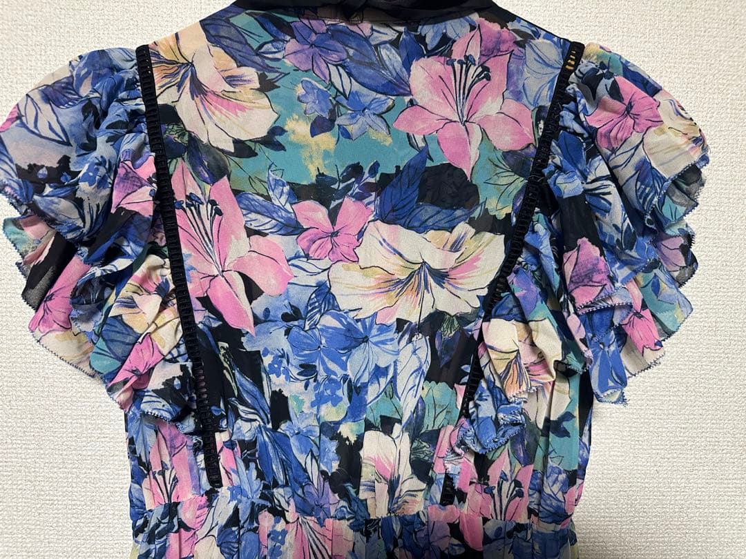 Sov./ シフォンティアードロングワンピース