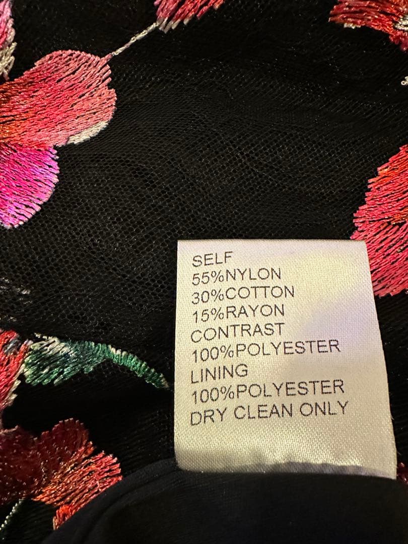 JAPAN ８日の午前中まで TADASHI SHOJI 刺繍ワンピース