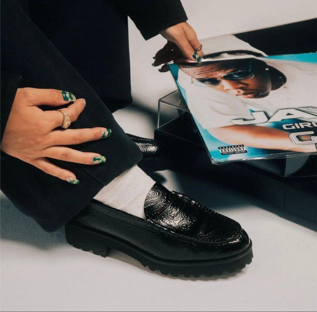 KENFORD PAISLEY TANK SOLE LOAFERS ペイズリー