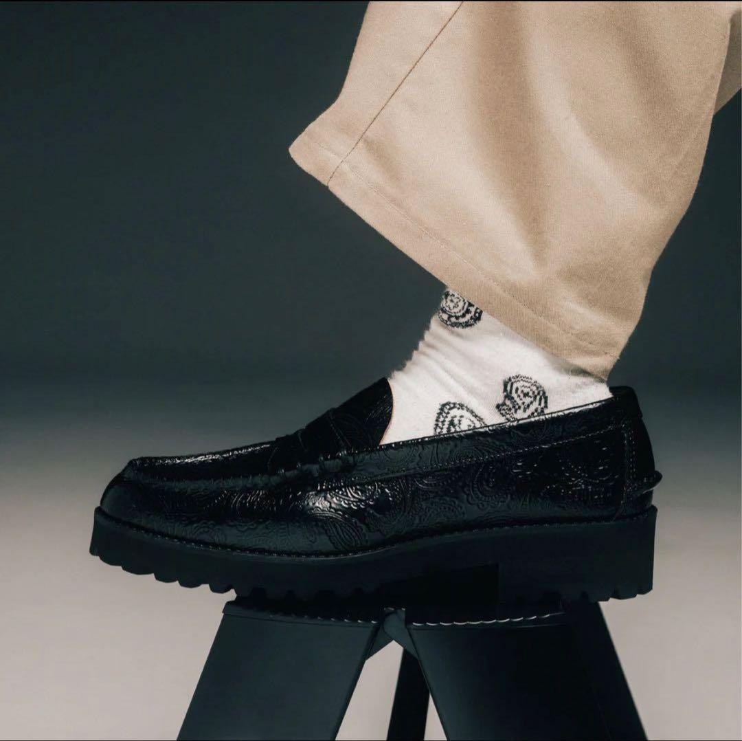 KENFORD PAISLEY TANK SOLE LOAFERS ペイズリー