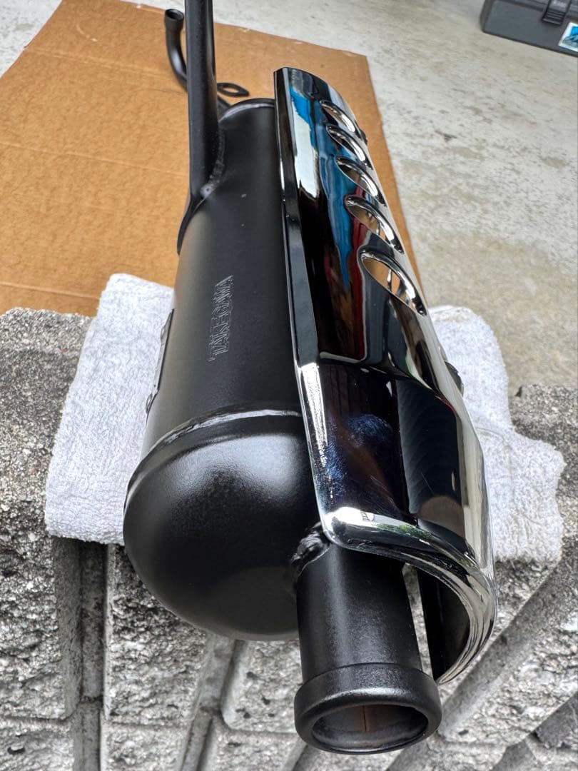 クロスカブJA10用SP武川アップマフラー