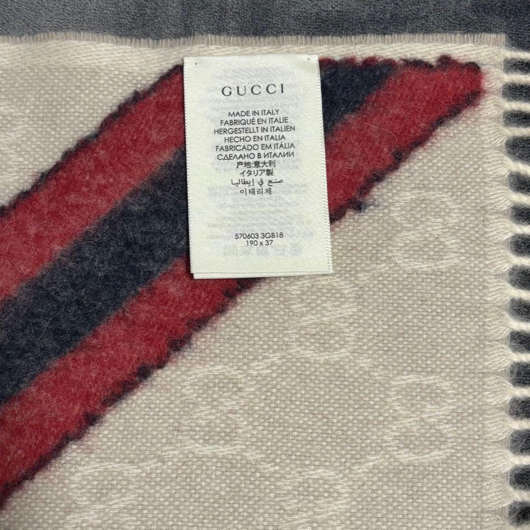 GUCCI グッチ ウールマフラー