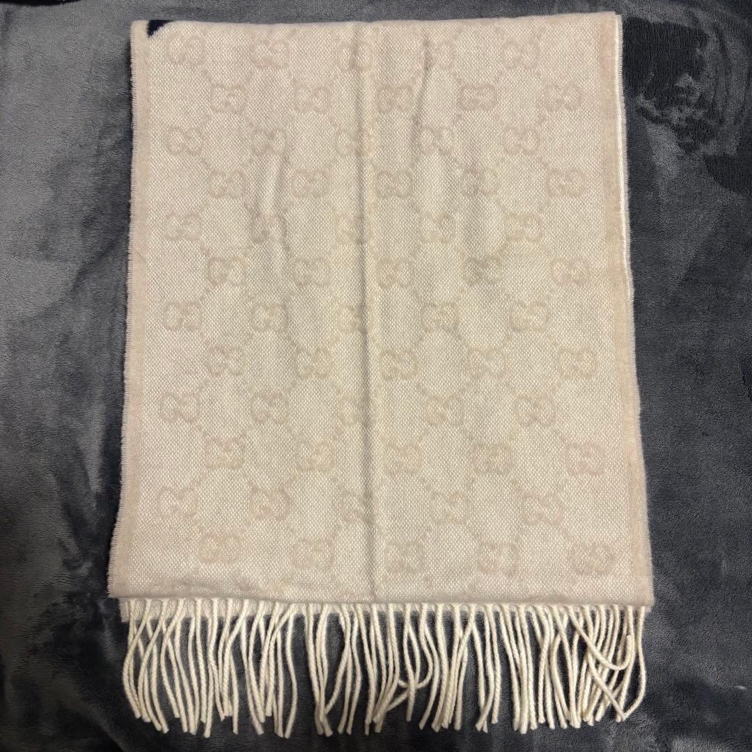 GUCCI グッチ ウールマフラー