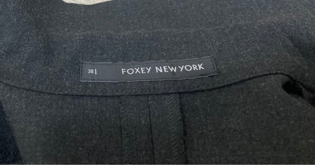 美品　フォクシーニューヨーク　フレアースカートスーツ　38 ウォッシャブル