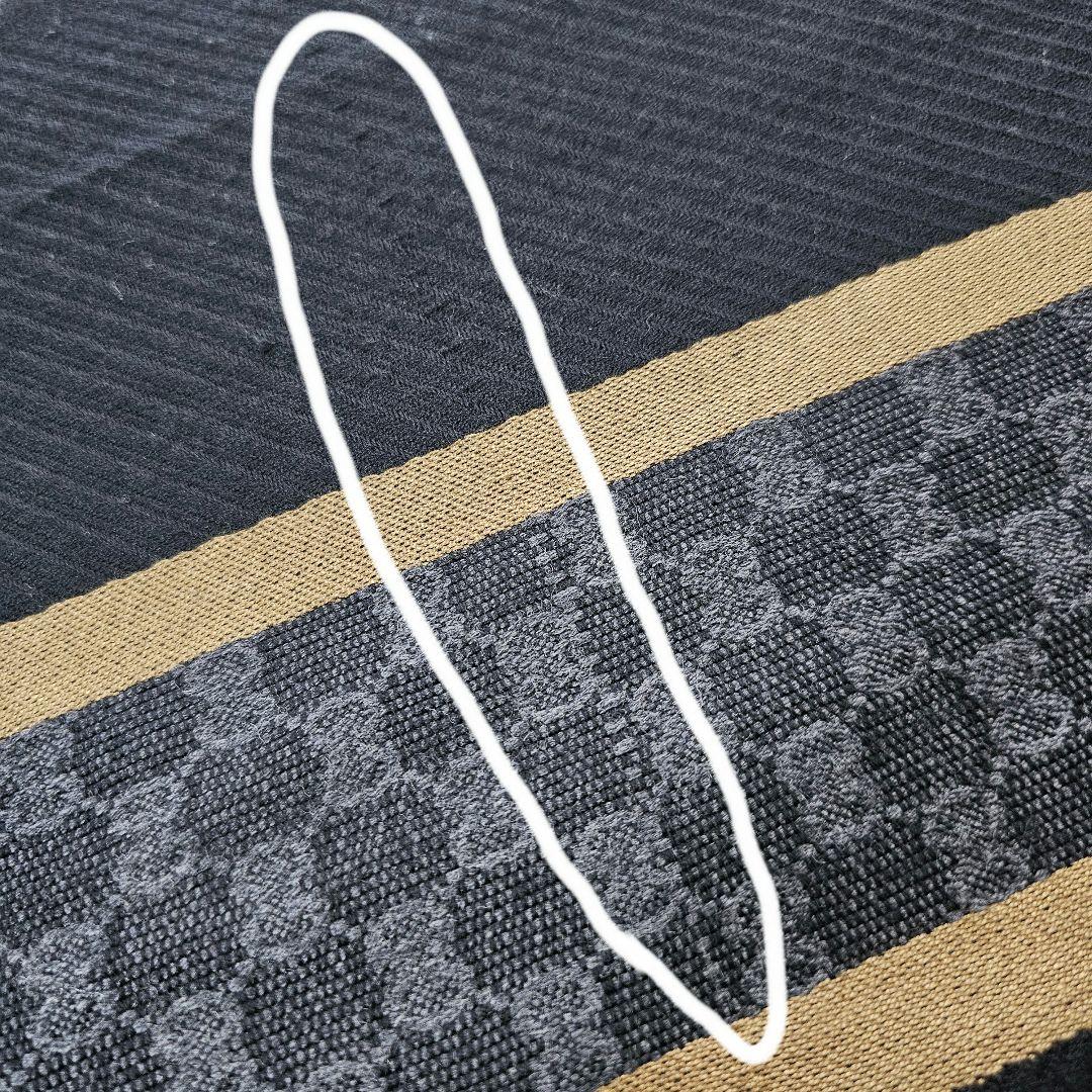 GUCCI　グッチ　マフラー　メンズ　ストール　ゴールドライン