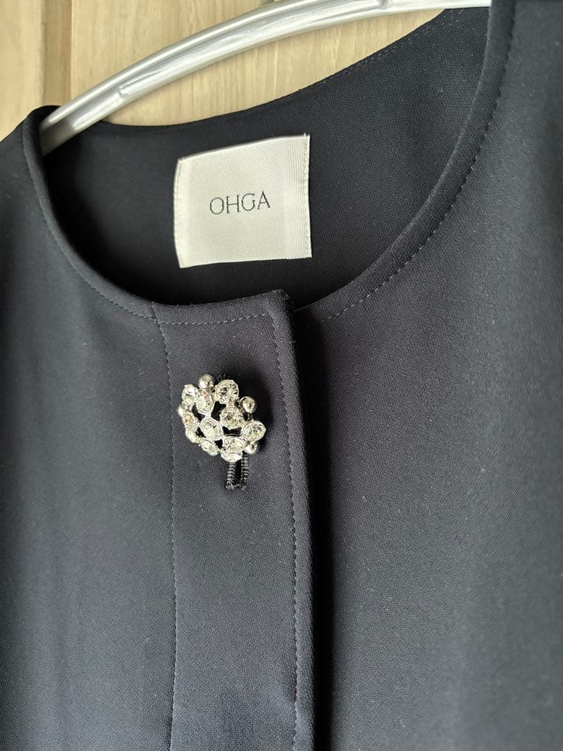 OHGA ビジュージャケット　ネイビー
