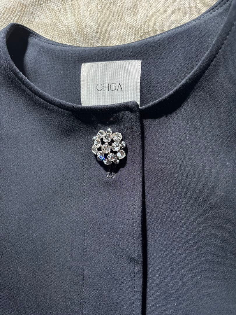 OHGA ビジュージャケット　ネイビー