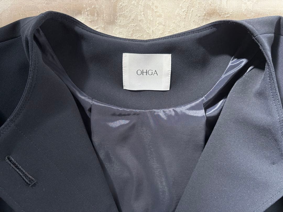 OHGA ビジュージャケット　ネイビー