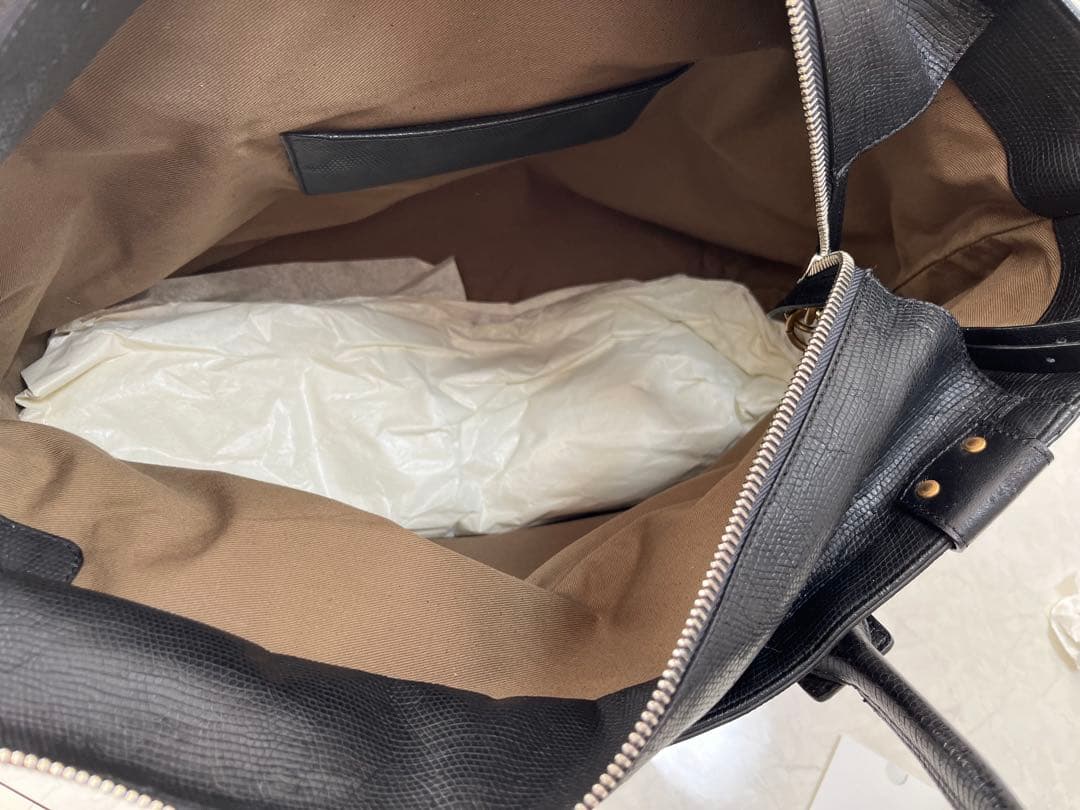 Chloé ブラック レザートートバッグ