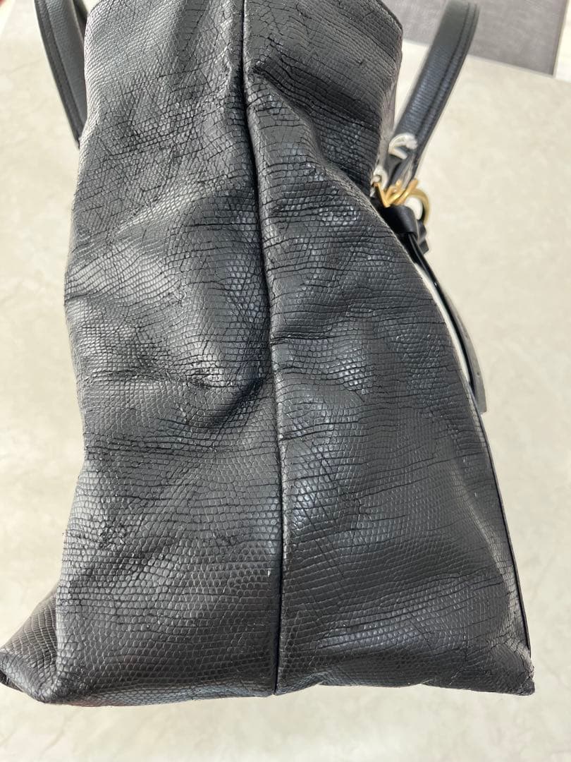 Chloé ブラック レザートートバッグ