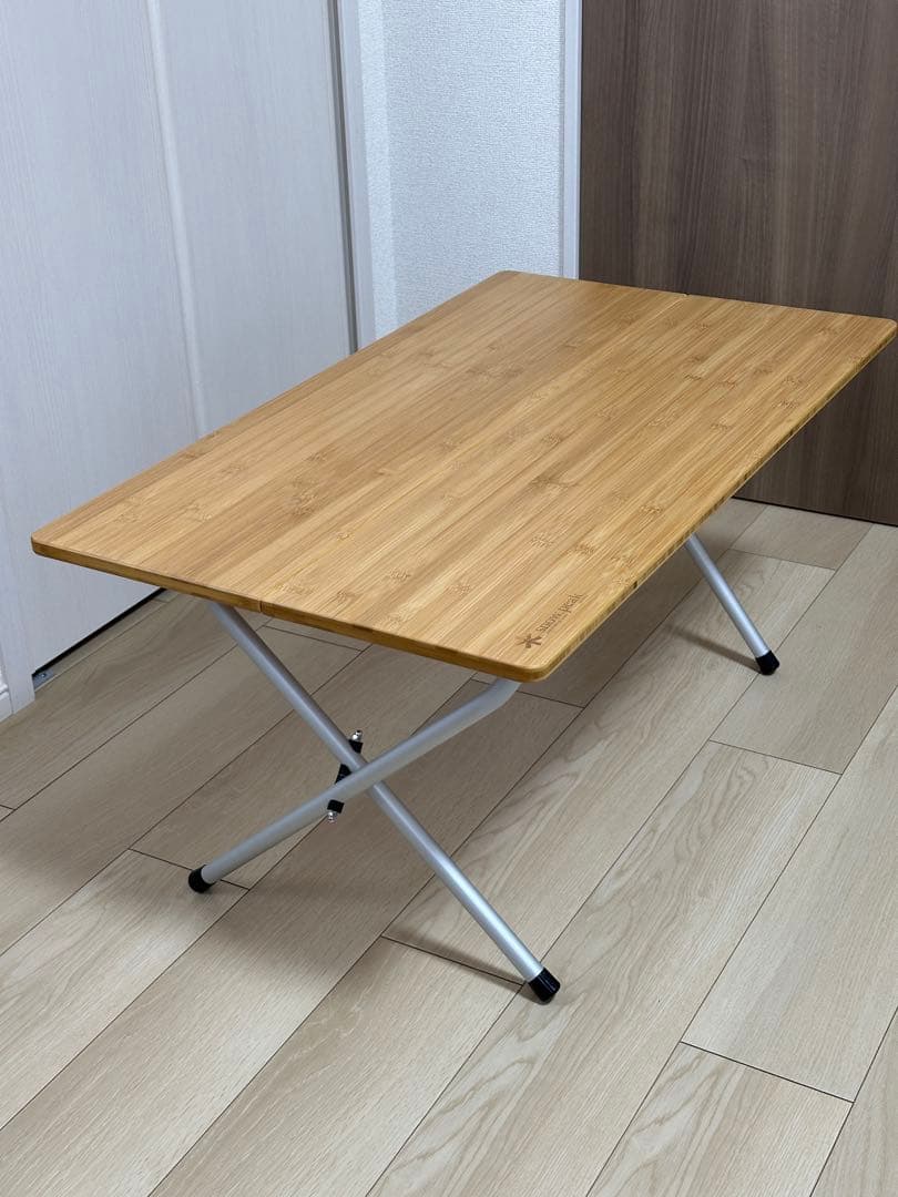  peak ワンアクションローテーブル 竹 LV-100TR