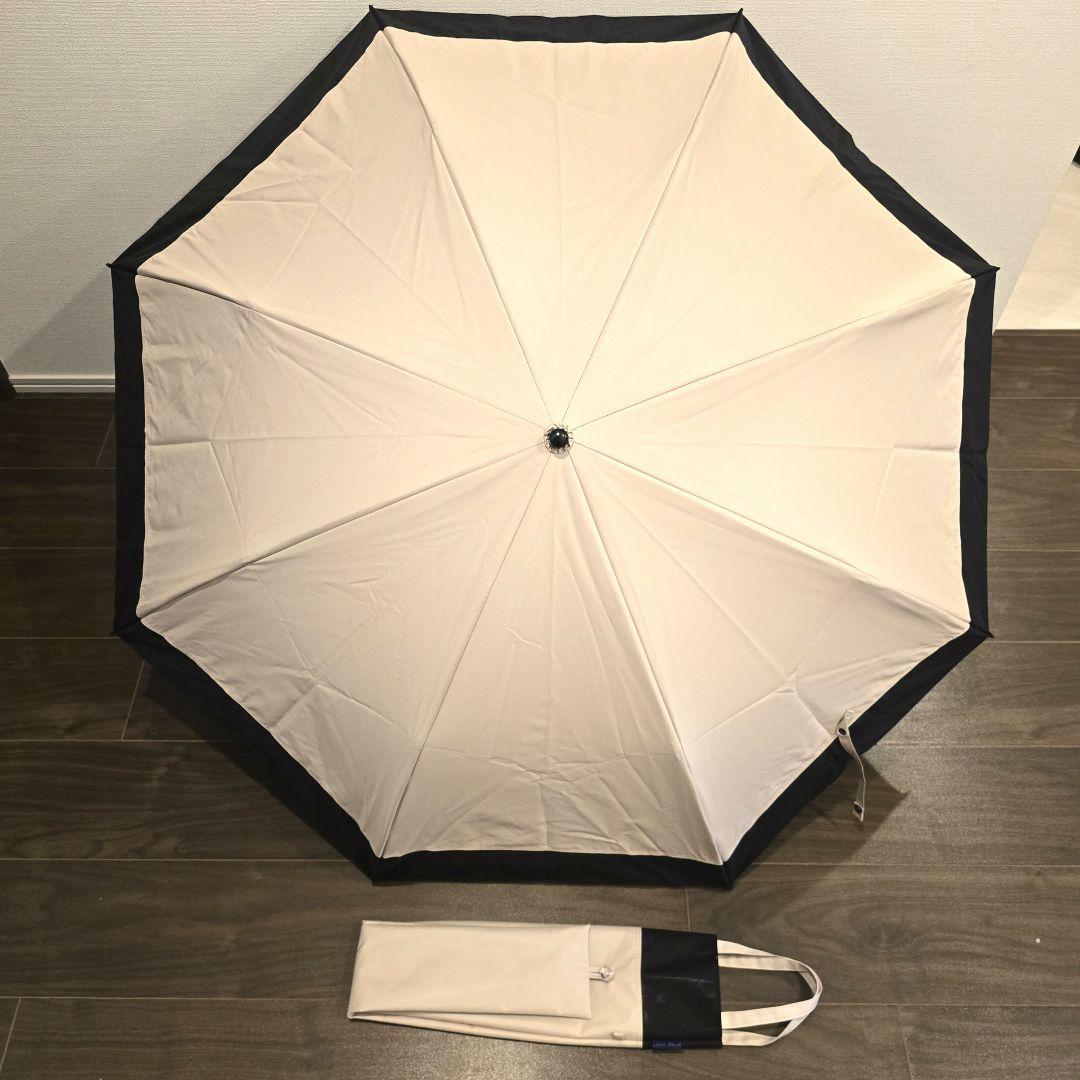 美品 芦屋ロサブラン 100% 完全遮光 晴雨兼用 ラージ 折りたたみ傘 遮熱