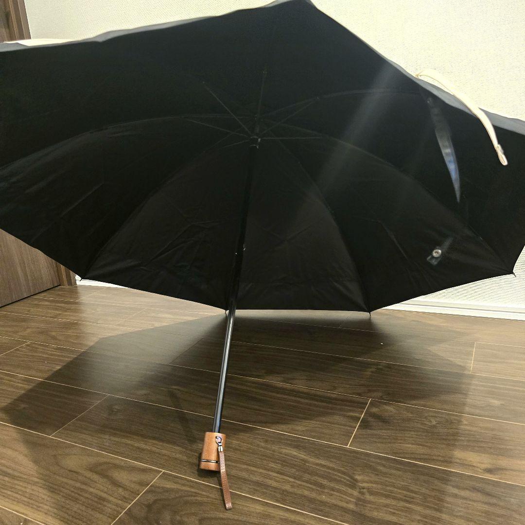 美品 芦屋ロサブラン 100% 完全遮光 晴雨兼用 ラージ 折りたたみ傘 遮熱