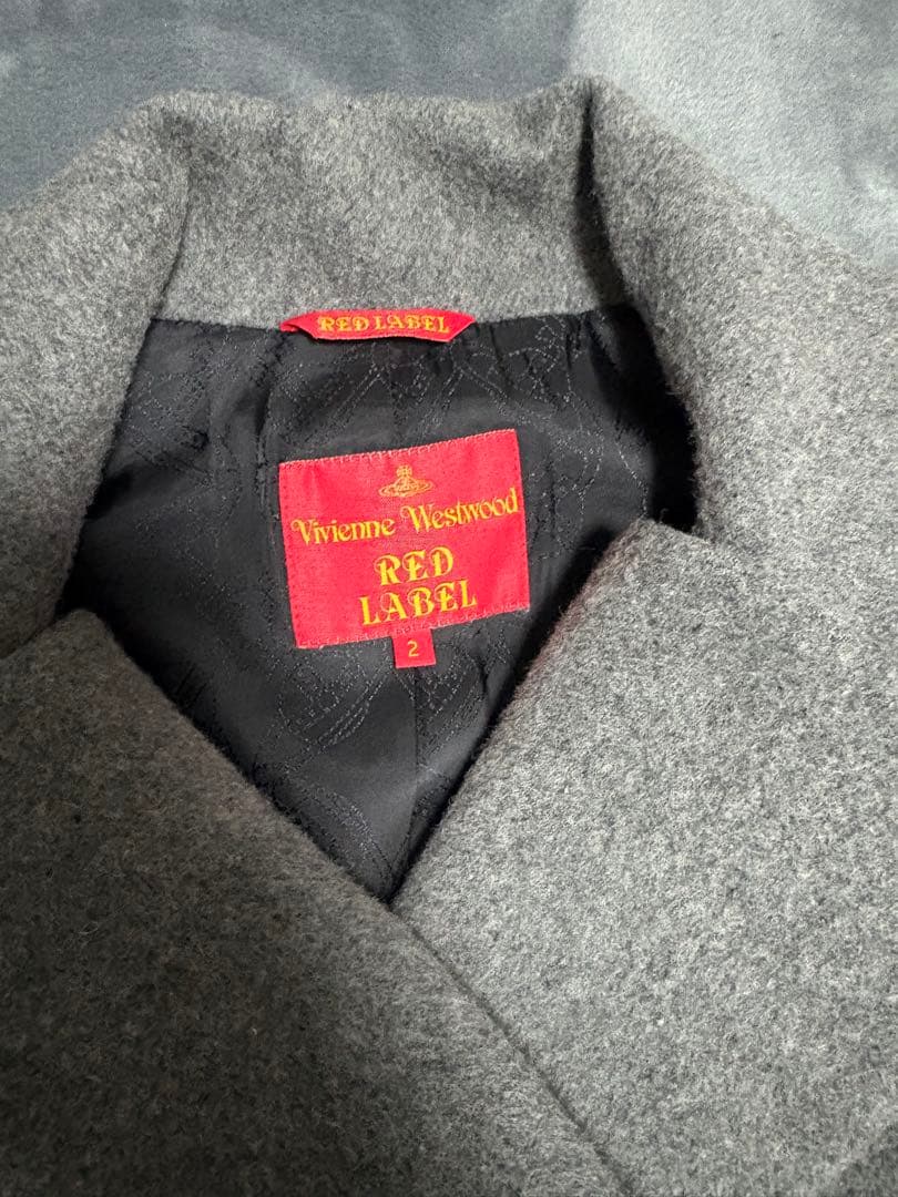 ヴィヴィアンウエストウッド　ピーコート　ダブル　グレー　2(M)